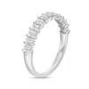 Thumbnail Image 3 of Previously Owned - 1/3 CT. T.W. Baguette Diamond Alternating Anniversary Band in 14K White Gold