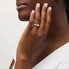 Thumbnail Image 2 of Previously Owned - 1 CT. T.W. Oval Diamond Engagement Ring in 14K White Gold (I/I2)