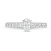 Thumbnail Image 3 of Previously Owned - 1 CT. T.W. Oval Diamond Engagement Ring in 14K White Gold (I/I2)