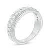 Thumbnail Image 2 of Previously Owned - 1 CT. T.W. Diamond Vintage-Style Wedding Band in 10K White Gold
