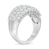 Thumbnail Image 3 of Previously Owned - 2 CT. T.W. Lab-Grown Diamond Multi-Row Ring in 14K White Gold (F/SI2)