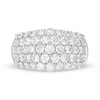 Thumbnail Image 4 of Previously Owned - 2 CT. T.W. Lab-Grown Diamond Multi-Row Ring in 14K White Gold (F/SI2)