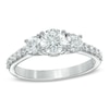Thumbnail Image 0 of Previously Owned - Celebration Lux® 1-1/2 CT. T.W. Diamond Three Stone Ring in 18K White Gold (I/SI2)