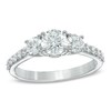 Thumbnail Image 1 of Previously Owned - Celebration Lux® 1-1/2 CT. T.W. Diamond Three Stone Ring in 18K White Gold (I/SI2)