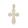 Thumbnail Image 1 of Previously Owned - 5/8 CT. T.W. Diamond Gothic-Style Cross Charm in 10K Gold