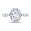 Thumbnail Image 3 of Previously Owned - Royal Asscher® 1-1/2 CT. T.W. Oval Diamond Frame Engagement Ring in 14K White Gold