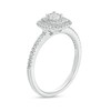 Thumbnail Image 3 of Previously Owned - 1/4 CT. T.W. Diamond Double Cushion-Shaped Frame Engagement Ring in 10K White Gold (J/I3)
