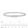 Thumbnail Image 2 of Previously Owned - 1 CT. T.W. Multi-Diamond Three Stone Bangle in 10K White Gold