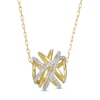 Thumbnail Image 1 of Previously Owned - Wonder Woman™ Collection 1/15 CT. T.W. Diamond Themyscira Island Pendant in 10K Gold