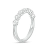 Thumbnail Image 3 of Previously Owned - 1 CT. T.W. Diamond Seven Stone Scallop Edge Anniversary Band in 14K White Gold