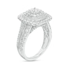 Thumbnail Image 3 of Previously Owned - 1-1/2 CT. T.W. Diamond Double Cushion Frame Vintage-Style Engagement Ring in 10K White Gold (J/I3)