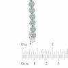 Thumbnail Image 2 of Previously Owned - 5 CT. T.W. Diamond Graduated Flower Bracelet in 14K White Gold