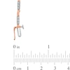Thumbnail Image 2 of Previously Owned - 1/4 CT. T.W. Diamond Three Stone Bar Bracelet in 10K Rose Gold