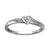 Thumbnail Image 1 of Previously Owned - 1/20 CT. T.W. Heart-Shaped Multi-Diamond Promise Ring in 10K White Gold