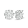Thumbnail Image 1 of Previously Owned - 1/2 CT. T.W. Multi-Diamond Frame Stud Earrings in 10K White Gold