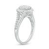 Thumbnail Image 3 of Previously Owned - 1-1/2 CT. T.W. Diamond Double Frame Engagement Ring in 14K White Gold