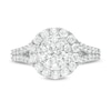 Thumbnail Image 4 of Previously Owned - 1-1/2 CT. T.W. Diamond Double Frame Engagement Ring in 14K White Gold