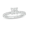 Thumbnail Image 1 of Previously Owned - 1 CT. T.W. Quad Princess-Cut Diamond Engagement Ring in 14K White Gold