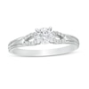 Thumbnail Image 0 of Previously Owned - 1/2 CT. TW. Diamond Open Loop Shank Engagement Ring in 14K White Gold (I/I2)