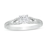 Thumbnail Image 1 of Previously Owned - 1/2 CT. TW. Diamond Open Loop Shank Engagement Ring in 14K White Gold (I/I2)