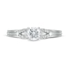 Thumbnail Image 3 of Previously Owned - 1/2 CT. TW. Diamond Open Loop Shank Engagement Ring in 14K White Gold (I/I2)