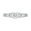 Thumbnail Image 4 of Previously Owned - 1/2 CT. TW. Diamond Open Loop Shank Engagement Ring in 14K White Gold (I/I2)