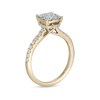 Thumbnail Image 3 of Previously Owned - 1 CT. T.W. Cushion-Shaped Multi-Diamond Engagement Ring in 14K Gold