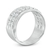 Thumbnail Image 2 of Previously Owned - 2 CT. T.W. Diamond Raised Double Row Anniversary Band in 10K White Gold