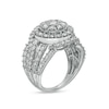 Thumbnail Image 3 of Previously Owned - 3 CT. T.W. Composite Diamond Multi-Row Ring in 10K White Gold