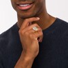 Thumbnail Image 2 of Previously Owned - 1 CT. T.W. Diamond Vertical Multi-Row Rectangle-Top Ring in 10K Two-Tone Gold