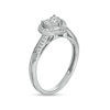 Thumbnail Image 3 of Previously Owned - 1/5 CT. T.W. Heart-Shaped Multi-Diamond Frame Ring in 10K White Gold