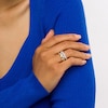Thumbnail Image 2 of Previously Owned - 3/4 CT. T.W. Diamond Crossover Multi-Row Ring in 10K Two-Tone Gold