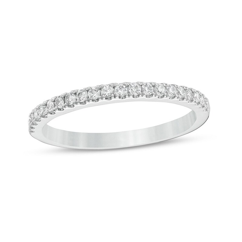 Main Image 1 of Previously Owned - 1/4 CT. T.W.  Diamond Anniversary Band in Platinum (I/SI2)