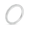 Thumbnail Image 3 of Previously Owned - 1/4 CT. T.W.  Diamond Anniversary Band in Platinum (I/SI2)