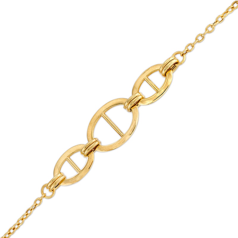 Main Image 1 of Previously Owned - Mariner Link Bracelet in 10K Gold – 7.5"