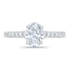 Thumbnail Image 2 of Previously Owned - Royal Asscher® 1 CT. T.W. Oval Diamond Engagement Ring in 14K White Gold