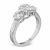 Thumbnail Image 1 of Previously Owned - 1 CT. T.W. Diamond Flower Ring in 14K White Gold