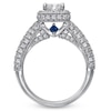 Thumbnail Image 2 of Previously Owned - Vera Wang Love Collection 1-3/4 CT. T.W. Princess-Cut Diamond Frame Engagement Ring in 14K White Gold