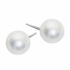 Thumbnail Image 1 of Previously Owned-Windsor Pearls® 13.0-14.0mm Freshwater Cultured Pearl Stud Earrings in Sterling Silver