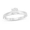 Thumbnail Image 1 of Previously Owned - 1/8 CT. T.W. Composite Diamond Promise Ring in 10K White Gold