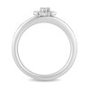 Thumbnail Image 3 of Previously Owned - Enchanted Disney Elsa 1/10 CT. T.W. Diamond Snowflake Ring in Sterling Silver