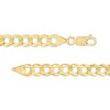 Thumbnail Image 3 of Previously Owned - Men's 7.0mm Concave Curb Chain Necklace in Solid 10K Gold - 22"