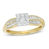 Thumbnail Image 0 of Previously Owned - 1/4 CT. T.W. Diamond Promise Ring in 10K Two-Tone Gold