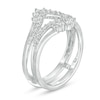 Thumbnail Image 2 of Previously Owned - 1/2 CT. T.W. Diamond Crown Vintage-Style Solitaire Enhancer in 10K White Gold