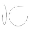 Thumbnail Image 1 of Previously Owned - 53.7mm Hoop Earrings in 14K White Gold
