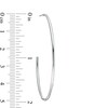 Thumbnail Image 3 of Previously Owned - 53.7mm Hoop Earrings in 14K White Gold