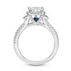 Thumbnail Image 4 of Previously Owned - Vera Wang Love Collection 1-1/2 CT. T.W.  Princess-Cut Diamond Frame Engagement Ring in 14K White Gold