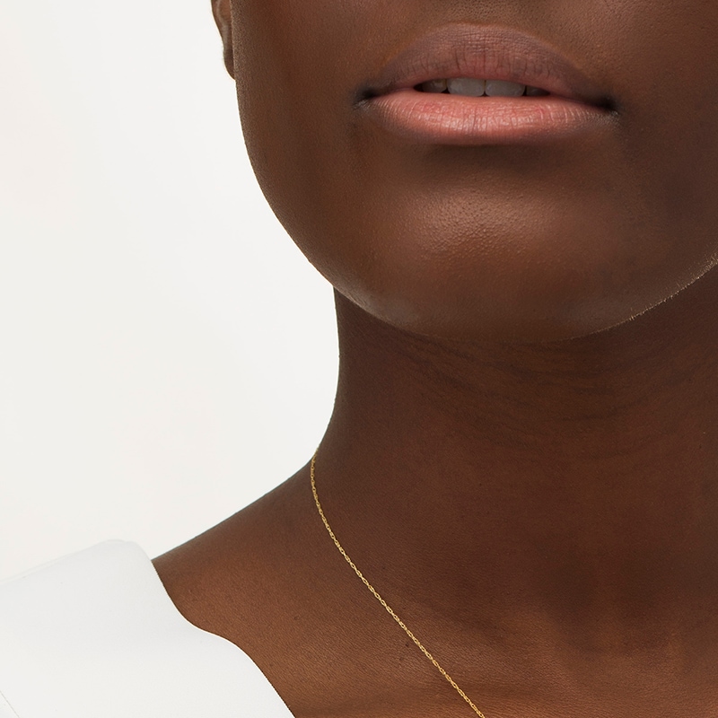 Main Image 2 of Previously Owned - Remixed Reimagined 1/4 CT. T.W. Diamond Cross Pendant in 10K Gold