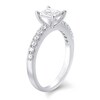 Thumbnail Image 2 of Previously Owned - 5/8 CT. T.W. Princess-Cut Diamond Engagement Ring in 10K White Gold