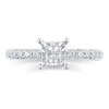 Thumbnail Image 3 of Previously Owned - 5/8 CT. T.W. Princess-Cut Diamond Engagement Ring in 10K White Gold